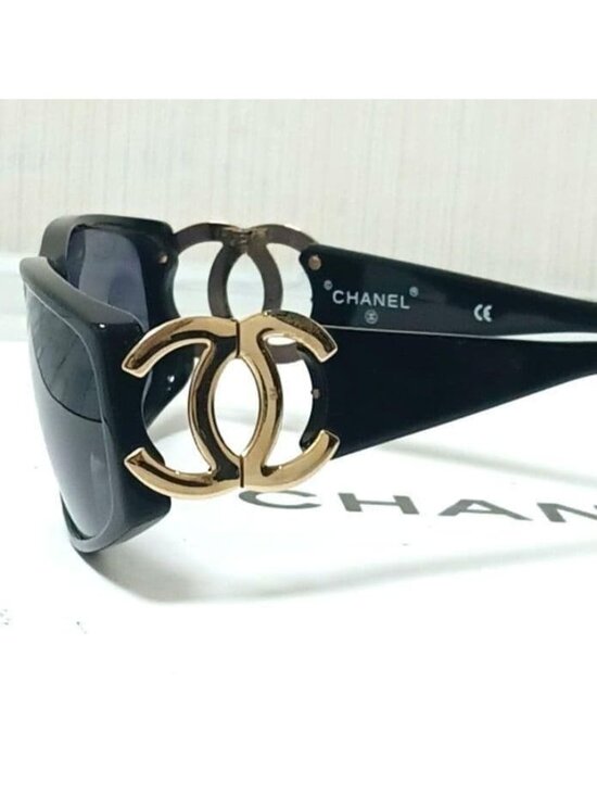Chanel Sunglasses Black CC Logo GD Exclusive Case Eyewear main image 5